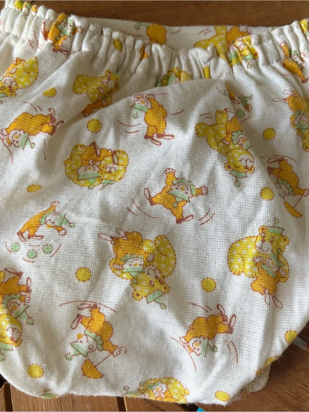 Vintage Carter's Plastic Diaper Cover Pants Circus Bears Clowns
